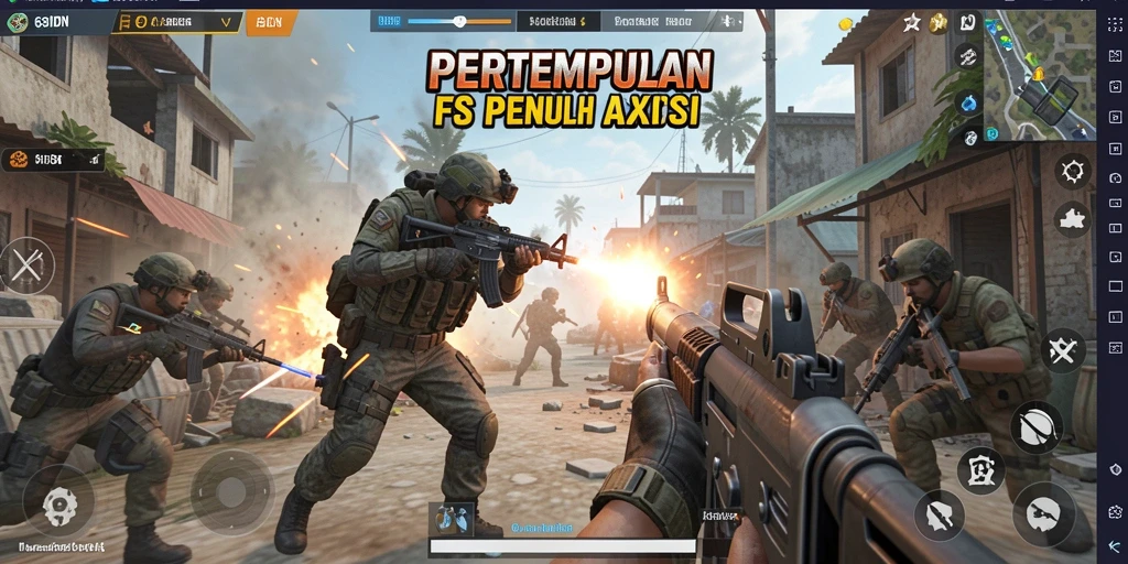 Gameplay intens di 68IDN dengan aksi tembak-menembak yang seru.