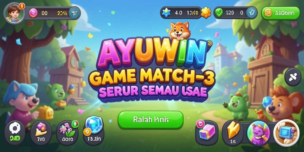 Gameplay AYUWIN yang seru dan penuh warna.