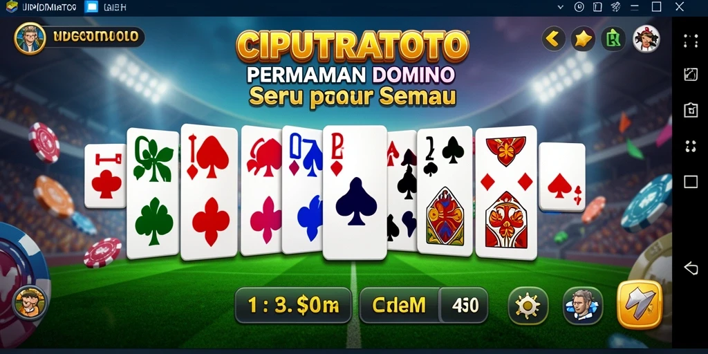 Screenshot gameplay seru CIPUTRATOTO dengan pemain aktif.