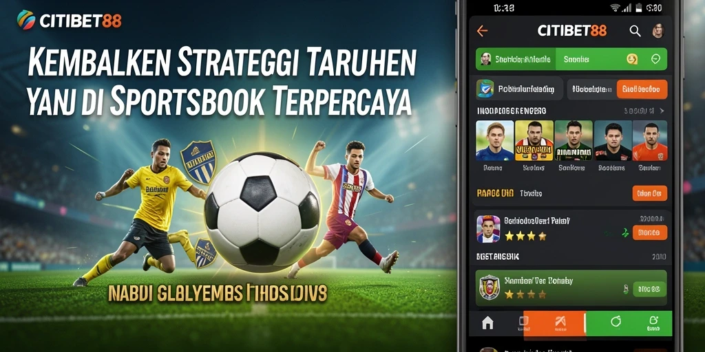 Tampilan menarik aplikasi CITIBET88 saat taruhan olahraga.