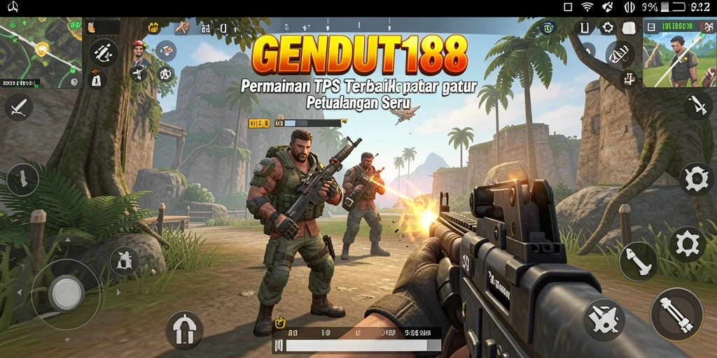 Screenshot menunjukkan aksi mendebarkan dalam gameplay TPS.