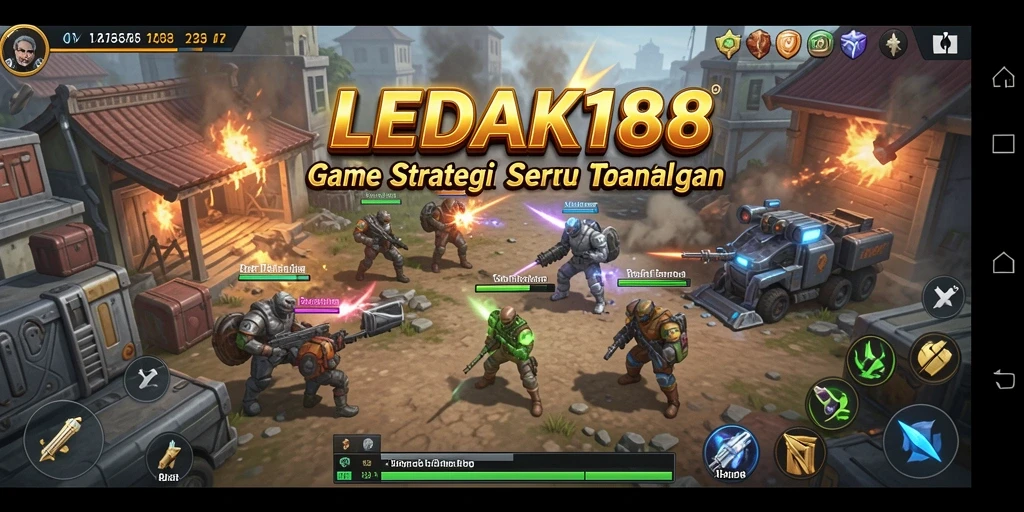 Tampilan gameplay LEDAK188 yang menegangkan dan strategis.