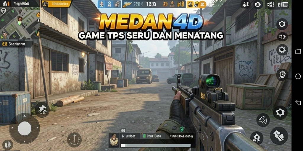 Tampilan gameplay TPS yang seru dan mendebarkan.