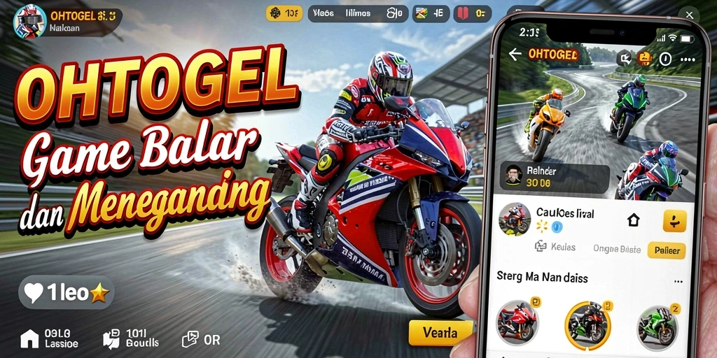 Gameplay seru dan menegangkan dari OHTOGEL di lintasan balap.