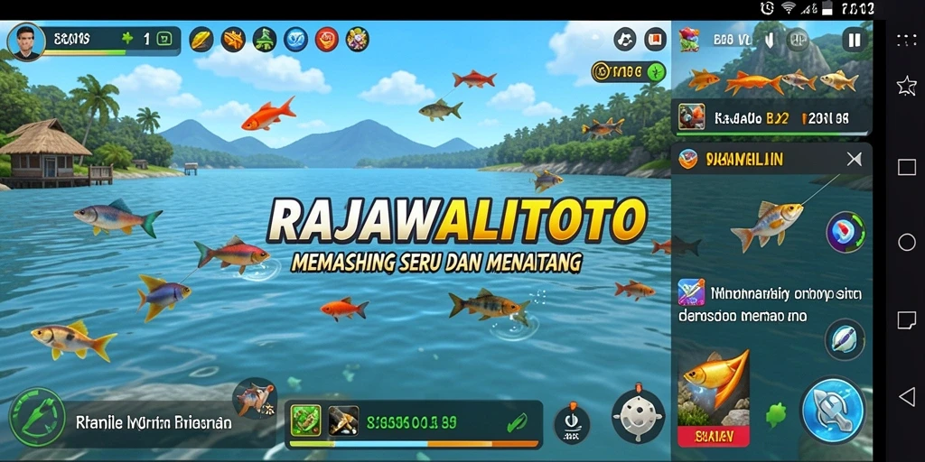 Tangkapan ikan yang besar dalam gameplay RAJAWALITOTO.