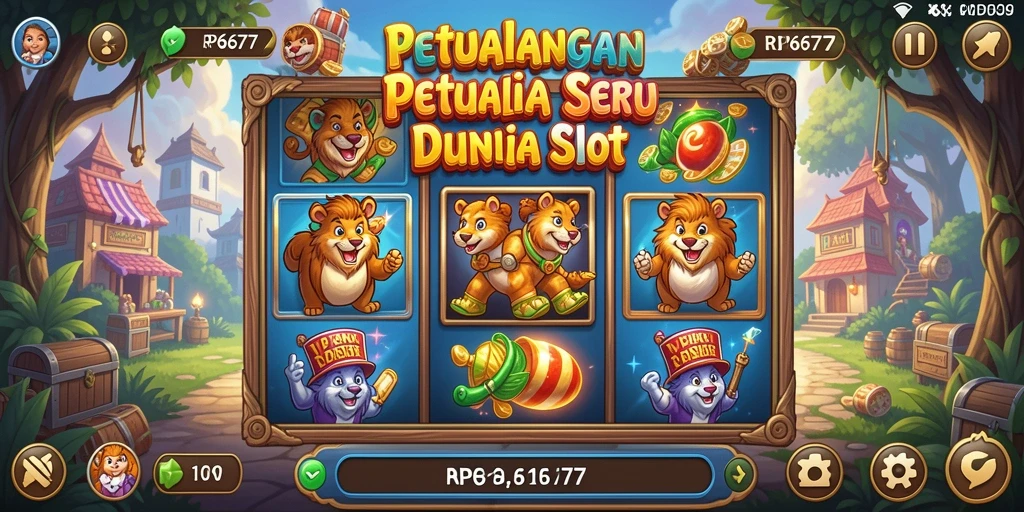 Tampilan menarik dari gameplay <strong>RP6677</strong> dengan berbagai tema Slot.