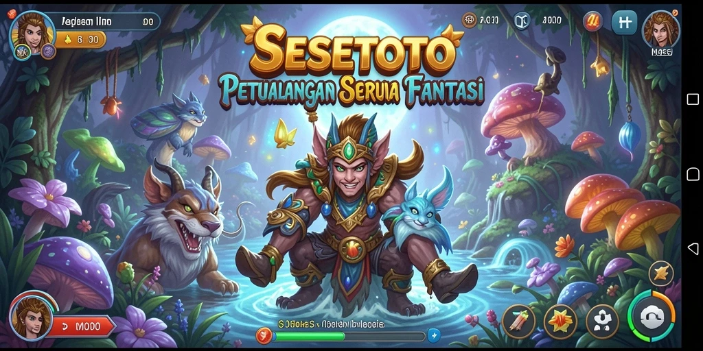 Tampilan gameplay menarik dari SESETOTO yang penuh aksi.