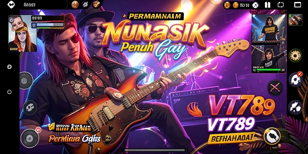 Tampilan gameplay interaktif dalam VT789 yang penuh warna.